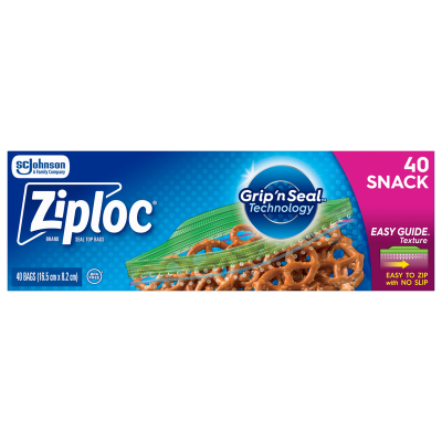 Ziploc Snack Bags 40pk