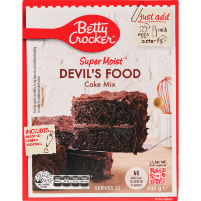 Betty Crocker Super Moist Devil's Food Cake Mix 450g