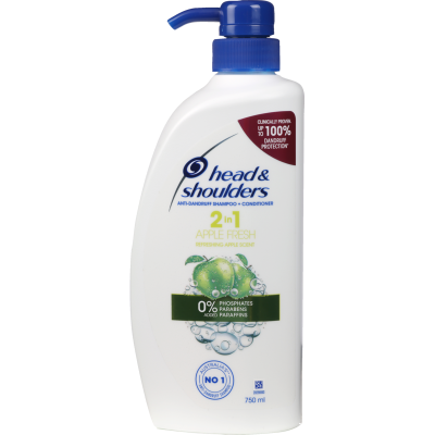 Head & Shoulders Apple Fresh Anti-dandruff Shampoo + Conditioner 750ml