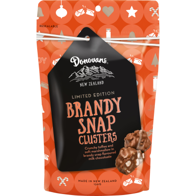 Donovans Brandy Snap Clusters 130g