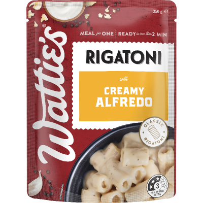 Wattie's Pasta Rigatoni Alfredo Sauce 350g