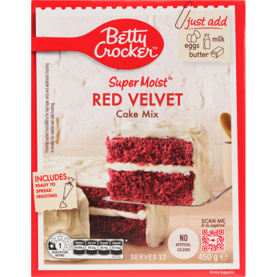 Betty Crocker Super Moist Red Velvet Cake Mix 450g