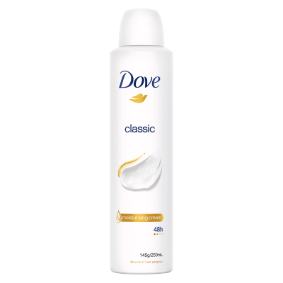 Dove Classic 48hr Antiperspirant Deodorant 250ml