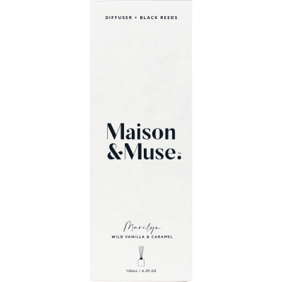 Maison&Muse Marilyn Wild Vanilla & Caramel Reed Diffuser 120ml