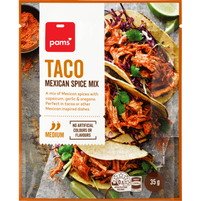 Pams Taco Mexican Spice Mix 35g