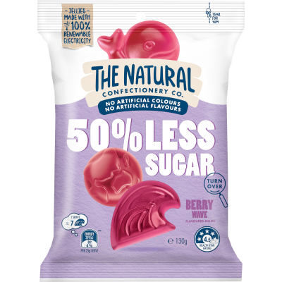 TNCC 50% Less Sugar Berry Wave 130g