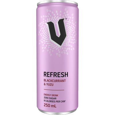 V Refresh Blackcurrant Yuzu Energy Drink 250ml