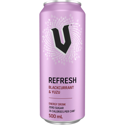 V Refresh Blackcurrant Yuzu Energy Drink 500ml