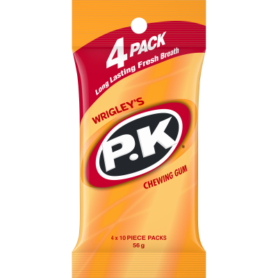 Wrigley's PK Peppermint Chewing Gum Pellet Multipack 4 x 14g