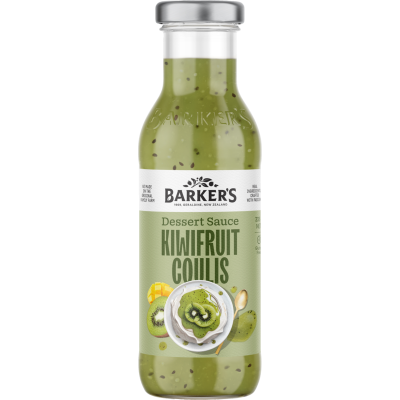 Barker's Kiwifruit Coulis Dessert Sauce 335g