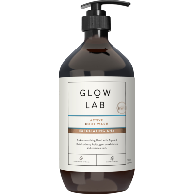 Glow Lab Exfoliating Aha + Bha Active Bodywash 900ml