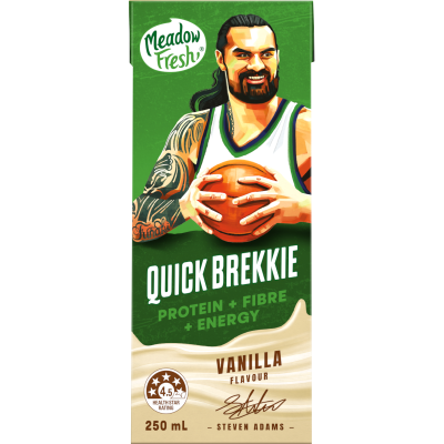 Meadow Fresh Quick Brekkie Vanilla Flavour UHT Milk 250ml