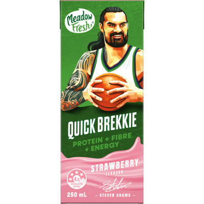Meadow Fresh Quick Brekkie Strawberry Flavour UHT Milk 250ml