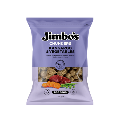 Jimbo's Chunkers Kangaroo & Vegetables Dog Food 700g