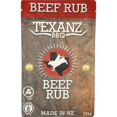 Texanz BBQ Beef Rub Spice 125g