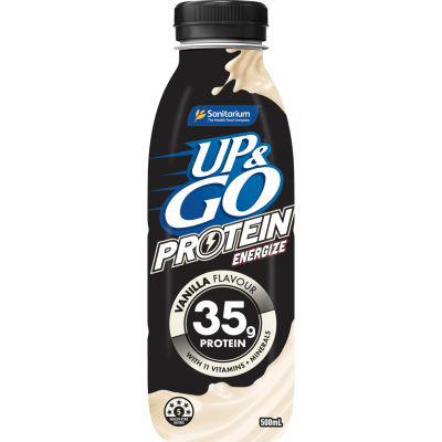 Sanitarium Up & Go Protein Energize Vanilla Liquid Breakfast 500ml