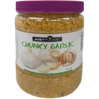 Just Foods Chunky Crushed Garlic 1kg