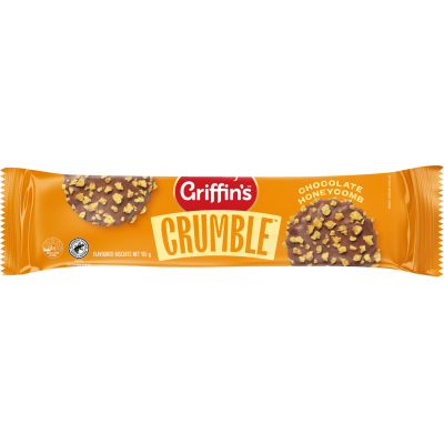 Griffin's Chocolate Honeycomb Crumble Biscuits 165g