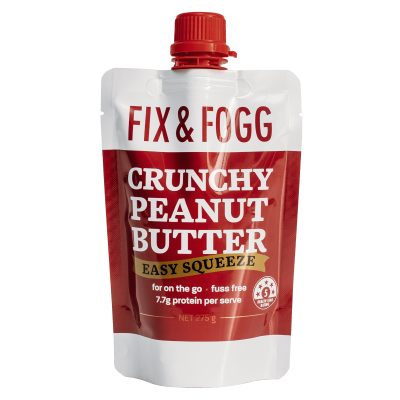 Fix & Fogg Crunchy Peanut Butter Easy Squeeze 275g