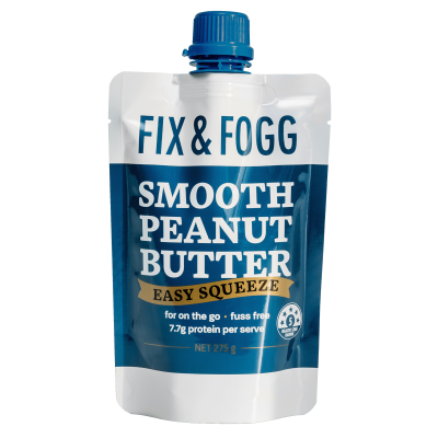 Fix & Fogg Smooth Peanut Butter Easy Squeeze 275g