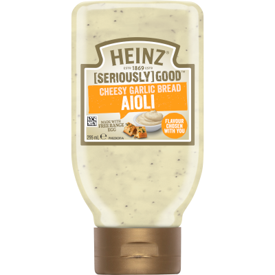 Heinz [Seriously] Good Cheesy Garlic Bread Aioli Mayonnaise 295ml