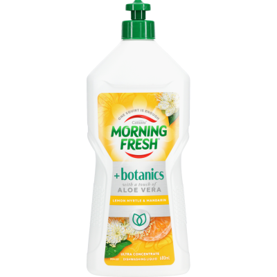 Cussons Morning Fresh Lemon Myrtle & Mandarin Botanics Dishwashing Liquid Ultra Concentrate 680ml