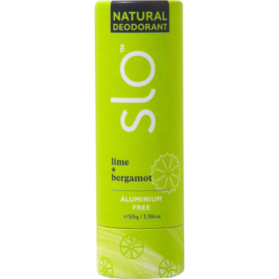 Slo Lime & Bergamot Natural Deodorant 55g