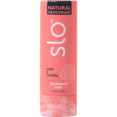 Slo Rose & Vanilla Natural Deodorant 55g