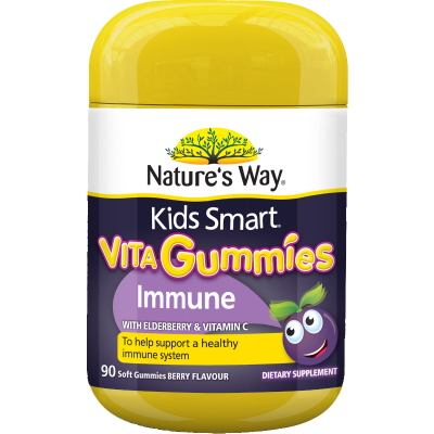 Natures Way Kids Smart Immune Vita Gummies 90pk