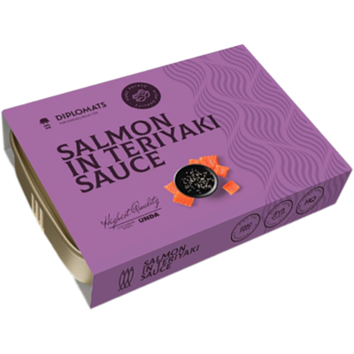 Diplomats Fillets In Teriyaki Sauce Salmon 140g