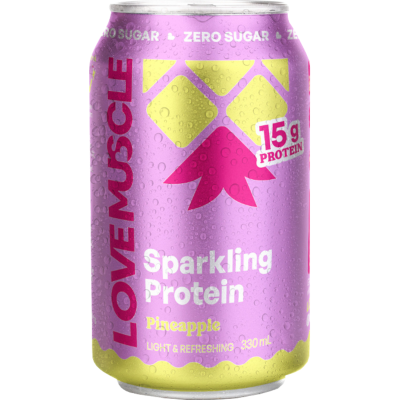 Love Muscle Sparkling Protein Pineapple Beverage 330ml