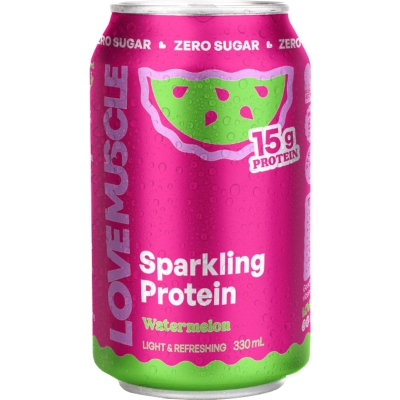 Love Muscle Sparkling Protein Watermelon Muscle Recovery 330ml