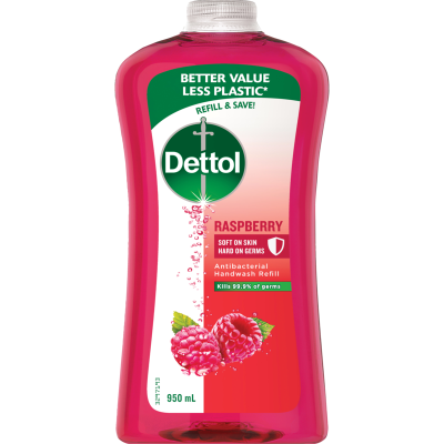 Dettol Raspberry Liquid Hand Wash Refill 950ml