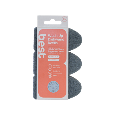 Best Wash Up Dishwand Refills 3pk