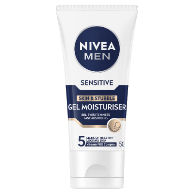 Nivea Men Sensitive Skin & Stubble Gel Moisturiser 50ml