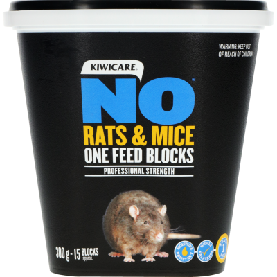 Kiwicare No Rats & Mice One Feed 300g