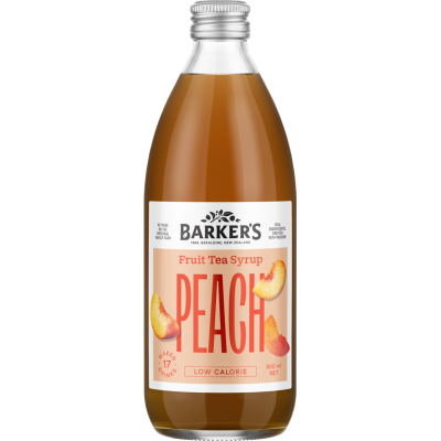 Barker's Peach Fruit Tea Syrup 500ml