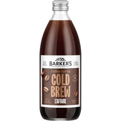 Barker's Cold Brew L'Affare Coffee Syrup 500ml