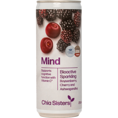 Chia Sisters Mind Boysenberry & Cherry Sparkling Drink 250ml