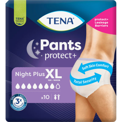 Tena Plus Night XL Pants Culottes 10pk