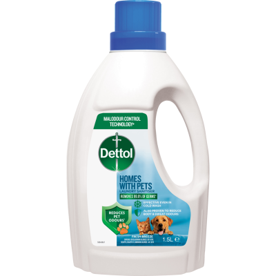 Dettol Home with Pets Fresh Breeze Laundry Sanitiser 1.5l