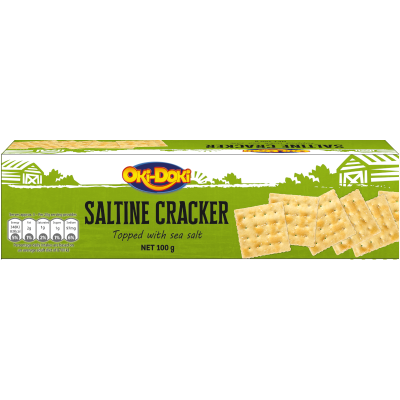 Oki Doki Saltine Crackers 100g
