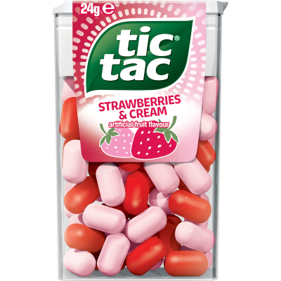 Tic Tac Strawberries & Cream Mint 24g