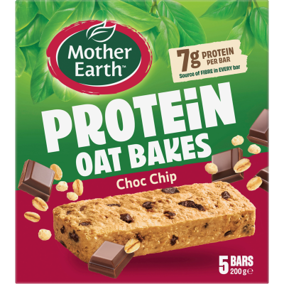 Mother Earth Chocolate Chip Protein Oat Bakes 200g