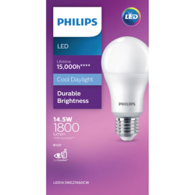 Philips LED Cool Daylight 14.5W 1800 Lumen Screw Bulb 1pk