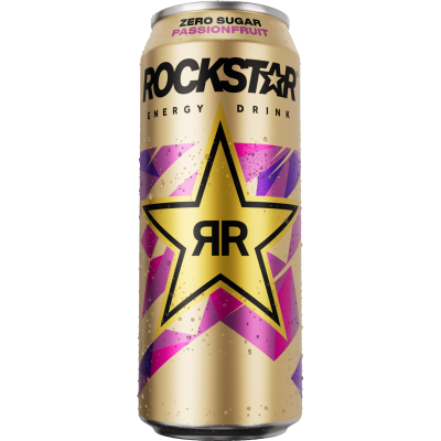 Rockstar Zero Sugar Passionfruit Energy Drink 500ml