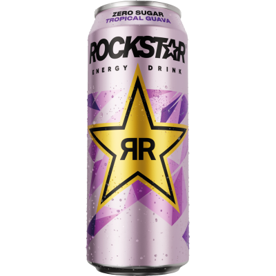 Rockstar Zero Sugar Tropical Guava Energy Drink 500ml
