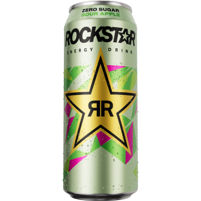 Rockstar Zero Sugar Sour Apple Energy Drink 500ml