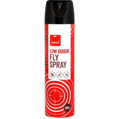 Pams Low Odour Fly Spray 300g