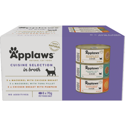 Applaws Cuisine Selection In Broth Wet Cat Food 8 x 70g